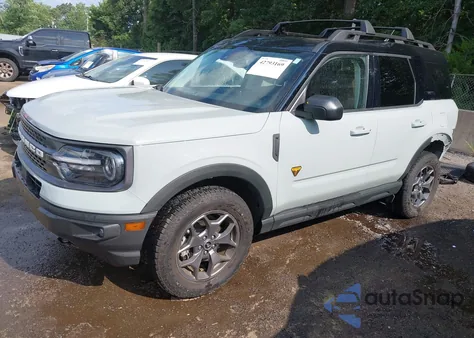2022 Ford Bronco Sport Badlands z USA, uszkodzony, nr VIN 3FMCR9D92NRD00710